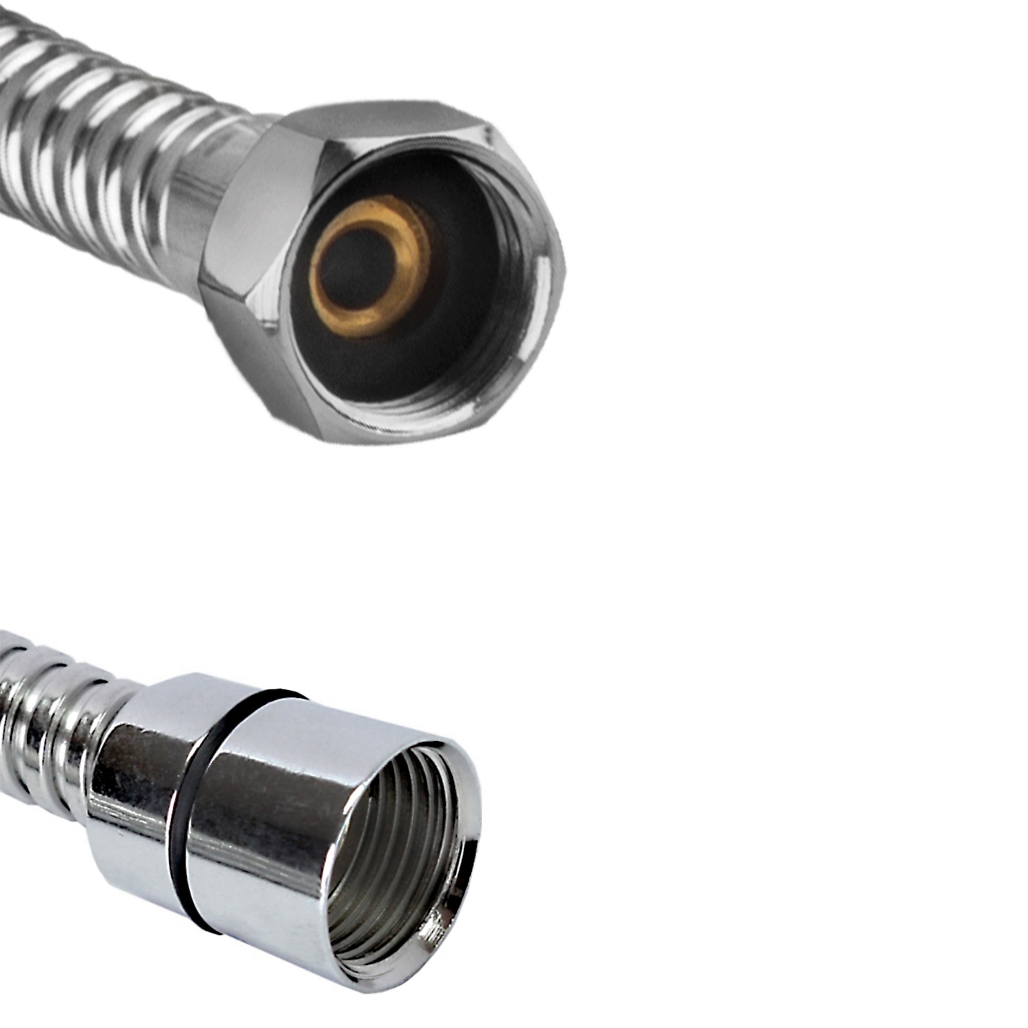 FLEXO DUCHA INOX.DOBLE ENGAT.1,5MT.