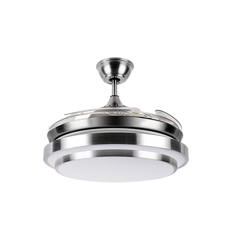 VENTILADOR DC IBE 72W 6117LM NIQUEL