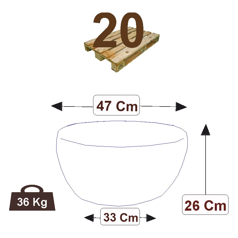 PILA RUSTICA REDONDA (CENIZA)