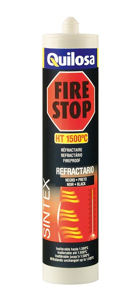 MASILLA REFRACTARIA NEGRA ALTAS TEMPERATURAS 1500 GRADOS 300ML