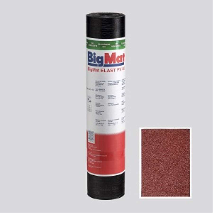 M² TELA ASFALTICA PIZARRA ROJA ELAST FV