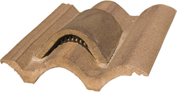 TEJA VENTILACION HORMIGON RUSTICA TABACO PMS