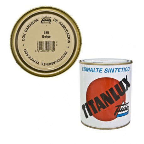 ESMALTE TITANLUX BEIGE 750 ML