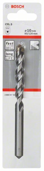 BROCA CYL-3 PIEDRA , HORMIGON 10X80X120