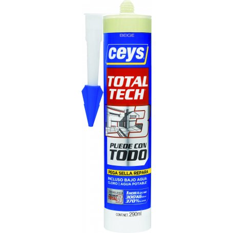 CEYS TOTAL TECH BEIGE CARTUCHO 290ML**