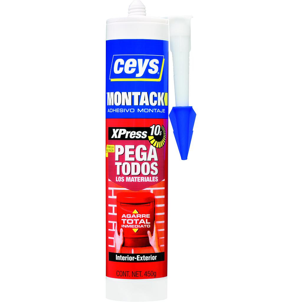 ADHESIVO CEYS MONTACK AGARRE TOTAL INMEDIATO CARTUCHO 450GR