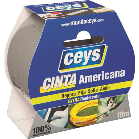 CEYS CINTA AMERICANA PLATA ROLLO 10MX50