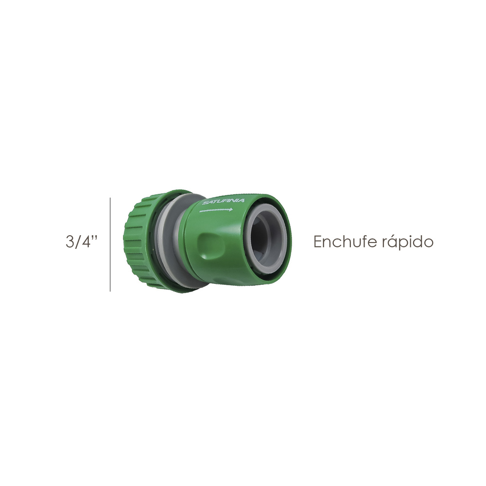 CONECTOR RAPIDO 19MM 3/4&quot; (BLISTER) EDM