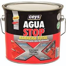 IMPERMEABILIZANTE AGUA STOP BARRERA TOTAL 4KG GRIS**