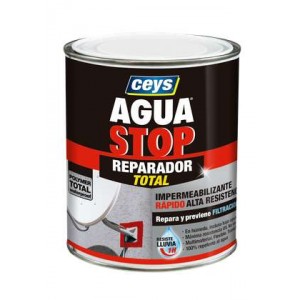 IMPERMEABILIZANTE AGUA STOP REPARADOR TOTAL 1KG ROJO