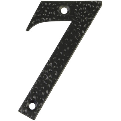 NUMERO 7 4&quot; ACERO NEGRO (D)