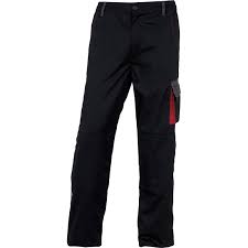 PANTALON D-MACH NEGRO/ROJO