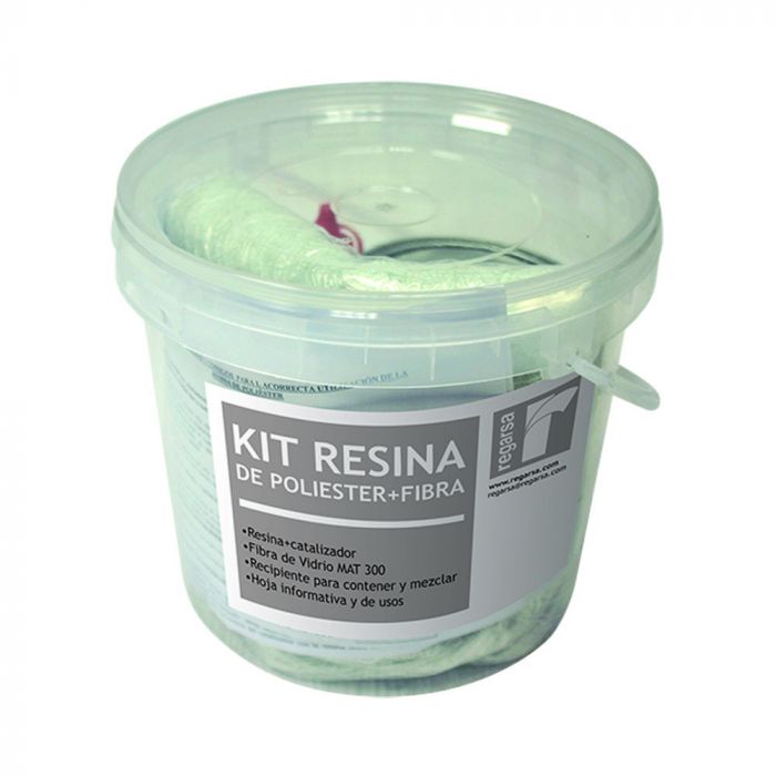 KIT POLIESTER (RESINA + PERÓXIDO + MAT)