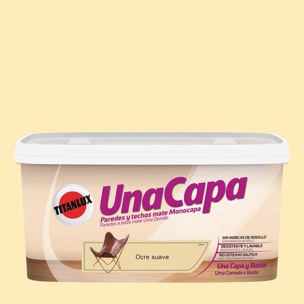 TITAN UNA CAPA OCRE SUAVE 4L