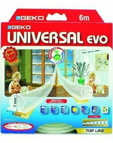 BURLETE ADHESIVO TERMOPLASTICO 6M (2X3M) TRANSPARENTE