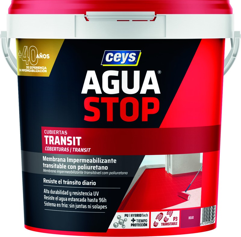 IMPERMEABILIZANTE AGUASTOP TRANSIT TERRACOTA 5KG