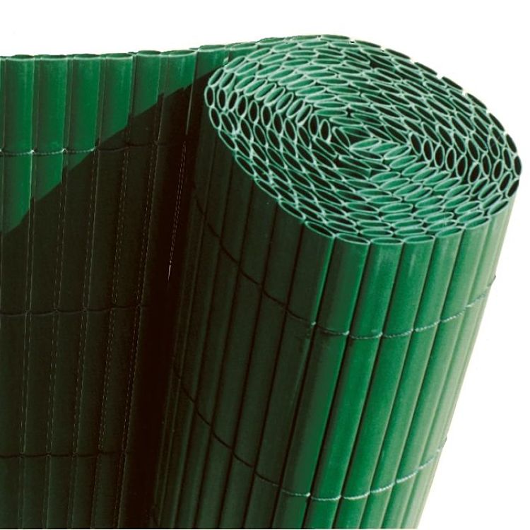 CAÑIZO PVC D/C VERDE 1600GR. 1,5X5 M